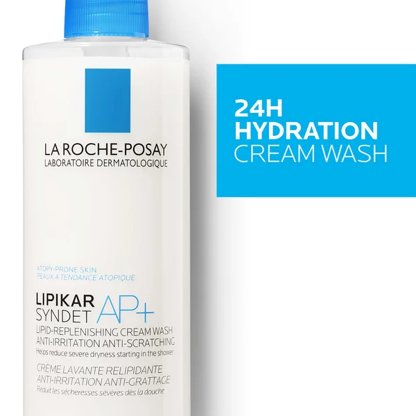 Cult La Roche-Posay Lipikar Syndet AP+ Soothing Cream Wash For Eczema And Atopic Skin 400ml