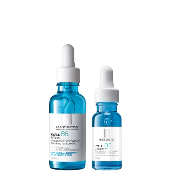 cult La Roche-Posay Replump and Hydrate Hyalu B5 Duo: Face Serum and Eye Cream Hyaluronic Acid Concentrated Care