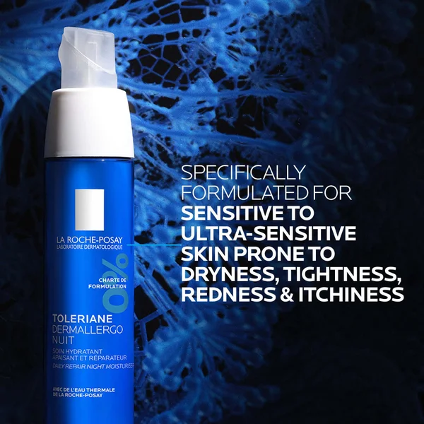 Cult La Roche-Posay Toleriane Dermallergo Night Cream For Sensitive Skin 40ml