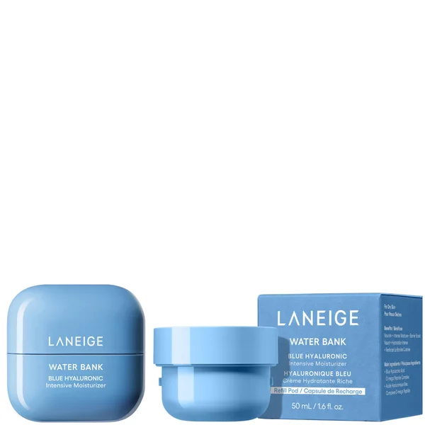 cult LANEIGE Water Bank Blue Hyaluronic Acid Intensive Cream 50ml + Refill 50ml Bundle