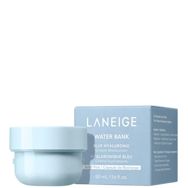 cult LANEIGE Water Bank Blue Hyaluronic Cream Moisturiser Refill 50ml