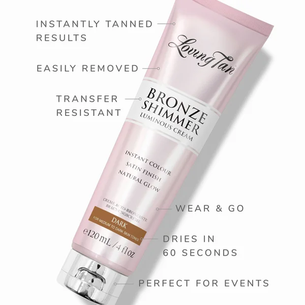 Cult Loving Tan Bronze Shimmer Luminous Cream 120ml (Various Shades)