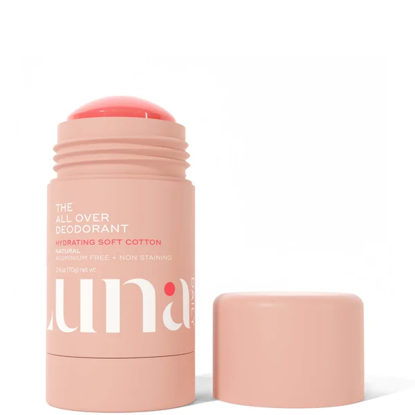Cult Luna Daily The All Over Deodorant Stick- Extra-strength Natural Non-Staining Hydrating Soft Cotton For Dry Skin 70ml