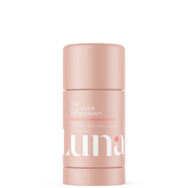 cult Luna Daily The All Over Deodorant Stick- Extra-strength Natural Non-Staining Hydrating Soft Cotton for Dry Skin 70ml
