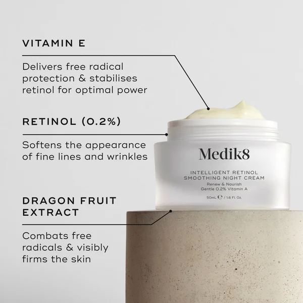 Cult Medik8 Intelligent Retinol Smoothing Night Cream 50ml