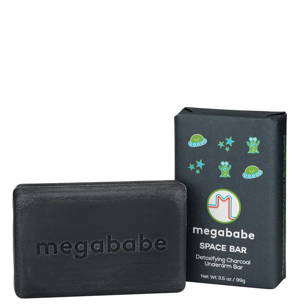 cult Megababe Space Bar Detoxifying Charcoal Underarm Bar 99g