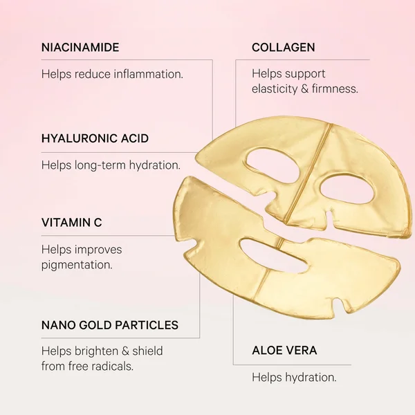 Cult MZ Skin Hydra-Lift Golden Facial Treatment Mask