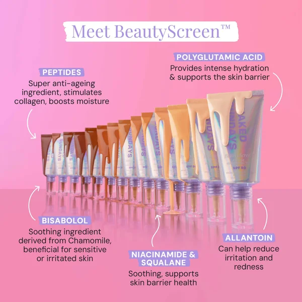 Cult Naked Sundays BeautyScreen Peptide Foundation Tint 30ml (Various Shades)