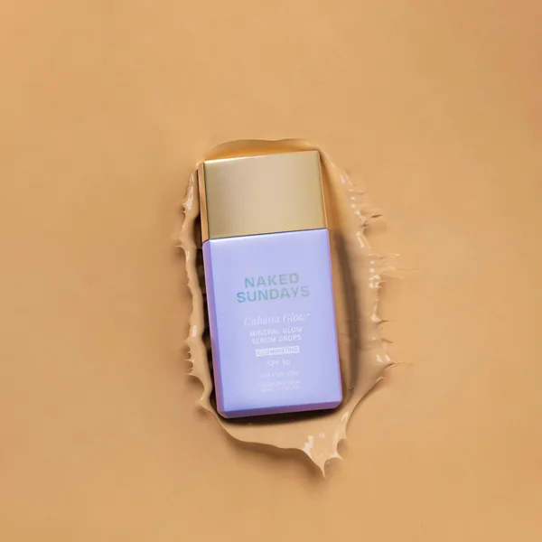 Cult Naked Sundays ‘Cabana Glow’ Mineral Glow Serum Drops SPF50 Illuminating 40ml