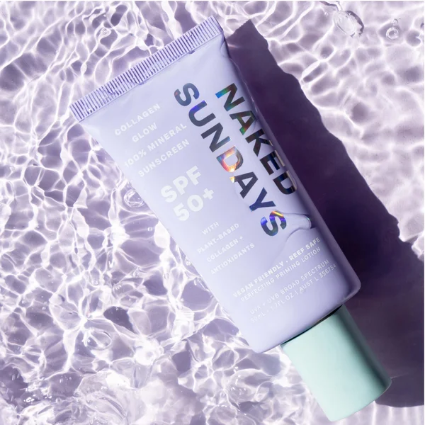 Cult Naked Sundays SPF50+ 100% Mineral Priming Lotion Sunscreen 50ml