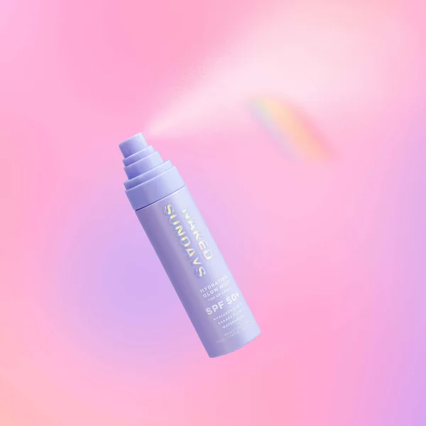 Cult Naked Sundays SPF50+ Hydrating Glow Mist Setting Spray Sunscreen 75ml