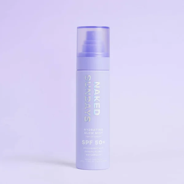 cult Naked Sundays SPF50+ Hydrating Glow Mist Setting Spray Sunscreen 75ml