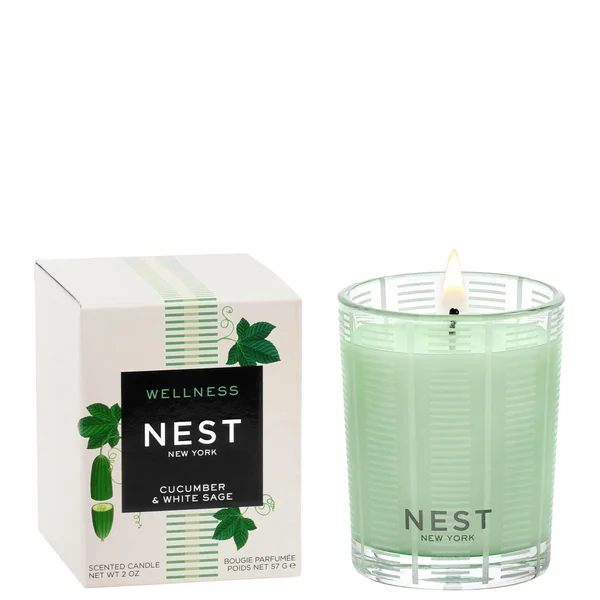 cult NEST New York Cucumber and White Sage Votive 57g