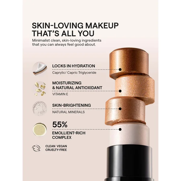 Cult NUDESTIX Nudies Glow All Over Face Highlight Colour 8g (Various Shades)