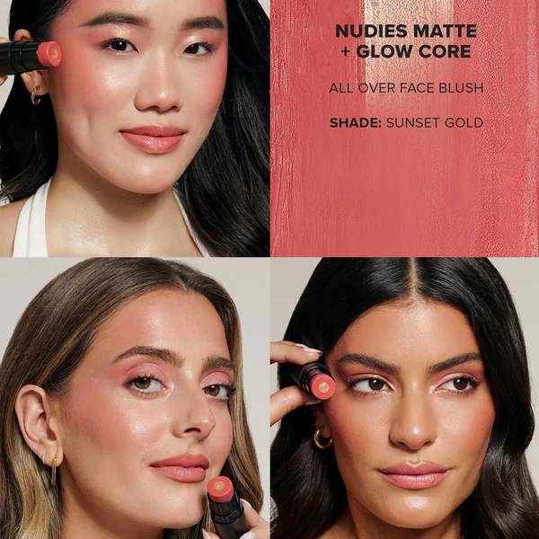 Cult NUDESTIX Nudies Matte And Glow Core All Over Face Blush Colour 6g (Various Shades)