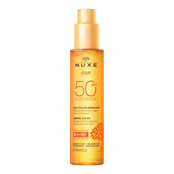 cult NUXE Face and Body Tanning Sun Oil High Protection SPF 50 150ml