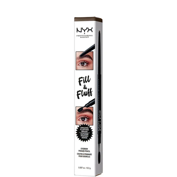 cult NYX Professional Makeup Fill and Fluff Eyebrow Pomade Pencil 0.2g (Various Shades)