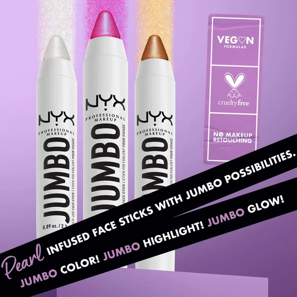 Cult NYX Professional Makeup Jumbo Highlighter Stick 15g (Various Shades)