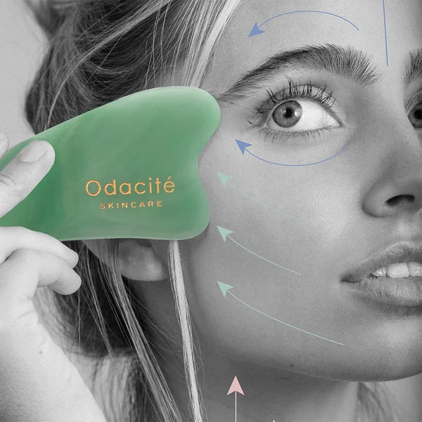 Cult Odacité Crystal Contour Gua Sha - Green Aventurine