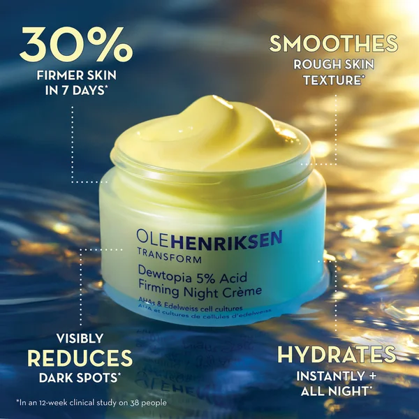 Cult OLE HENRIKSEN Dewtopia 5% Acid Firming Night Crème 50ml