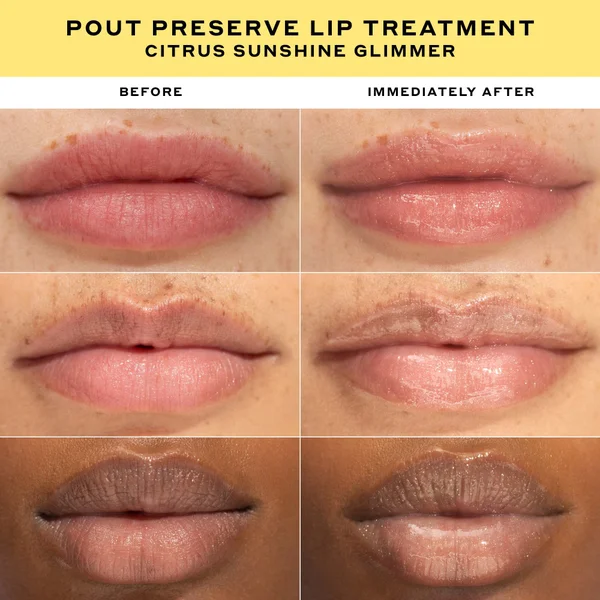Cult Ole Henriksen Glimmer Pout Preserve Lip Treatment Citrus Sunshine