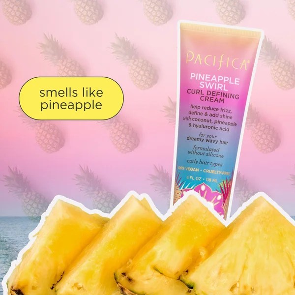 Cult Pacifica Pineapple Swirl Curl Defining Cream 118ml