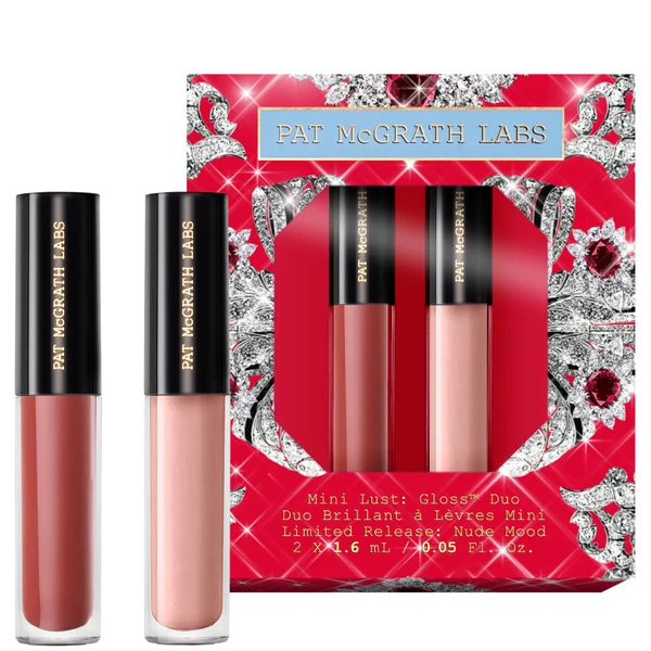 cult Pat McGrath Labs Mini LUST Gloss Duo Limited Release Nude Mood