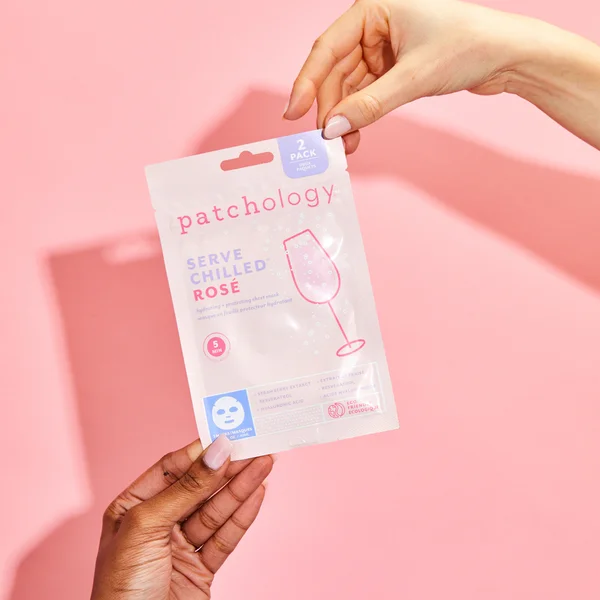 Cult Patchology Serve Chilled Rose Sheet Mask (Pack Of 2)