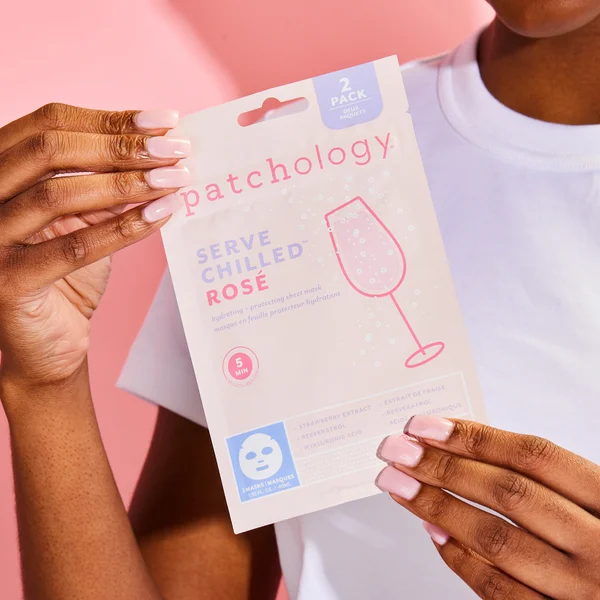 Cult Patchology Serve Chilled Rose Sheet Mask (Pack Of 2)