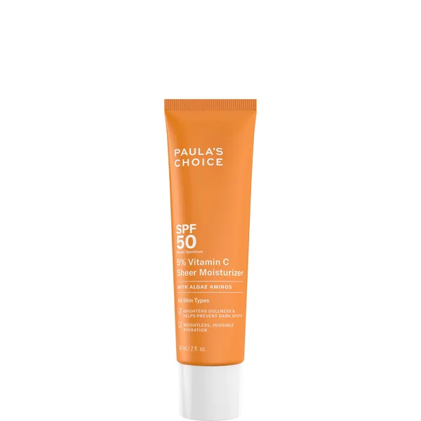 cult Paula's Choice 5% Vitamin C Sheer Moisturiser SPF 50 60ml