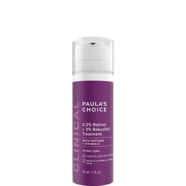 cult Paula's Choice Clinical 0.3% Retinol and 2% Bakuchiol Treatment 30ml