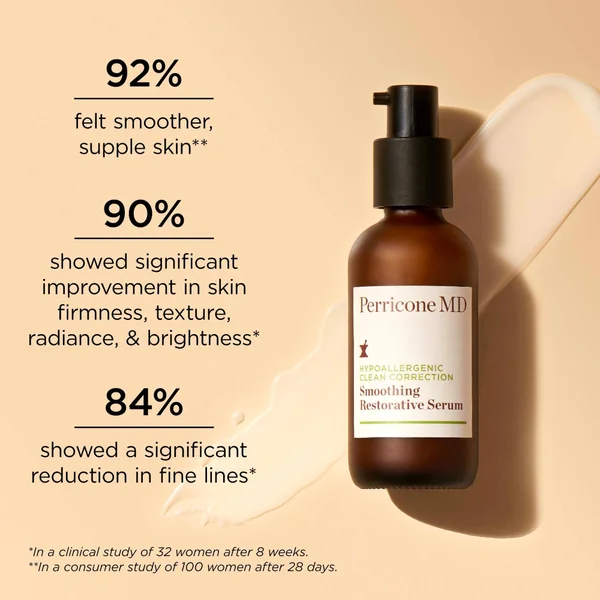 Cult Perricone MD Hypo Clean Correction Smoothing Restorative Serum 2oz FG