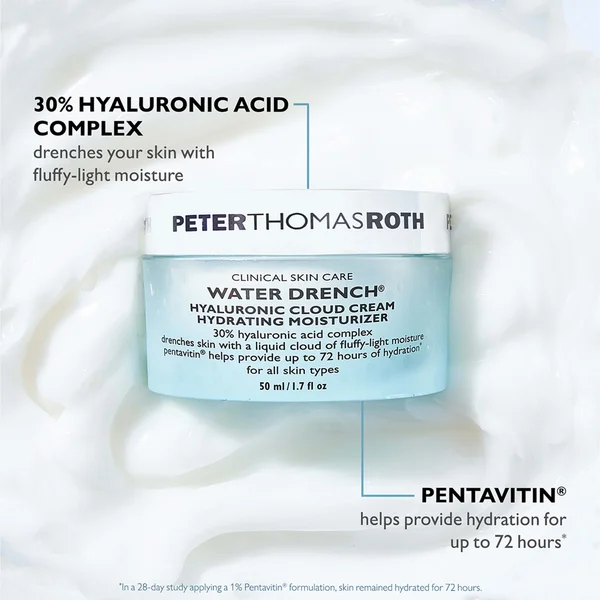 Cult Peter Thomas Roth Water Drench Hyaluronic Cloud Cream Hydrating Moisturizer 50ml