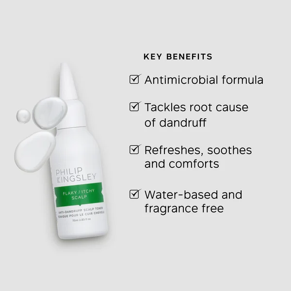 Cult Philip Kingsley Flaky/Itchy Scalp Anti-Dandruff Scalp Toner 75ml