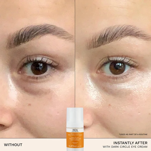 Cult REN Clean Skincare Radiance Brightening Dark Circle Eye Cream 15ml
