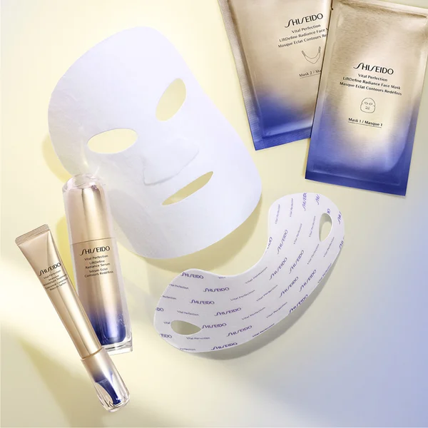 Cult Shiseido Exclusive Vital Perfection LiftDefine Radiance Face Mask (Pack Of 6)