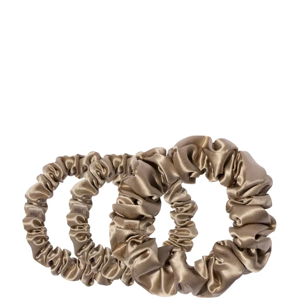 Cult Slip Pure Silk Back To Basics Assorted Scrunchie Set (Various Colours)