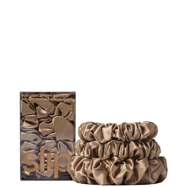 cult Slip Pure Silk Back To Basics Assorted Scrunchie Set (Various Colours)