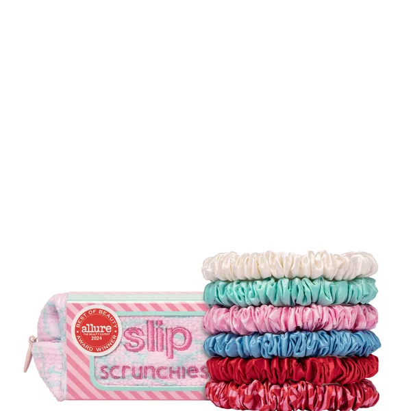 cult Slip Skinny Scrunchies and Complimentary Pouch - High Tide