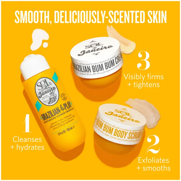 Cult Sol De Janeiro Brazilian 4 Play Moisturizing Shower Cream-Gel 385ml
