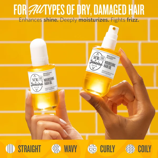 Cult Sol De Janeiro Brazilian Glossy Nourishing Anti-Frizz Hair Oil 58ml