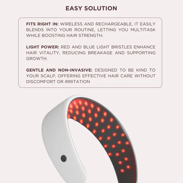 Cult Solaris Labs NY Intensive Red LED Hairband Supporting Growth