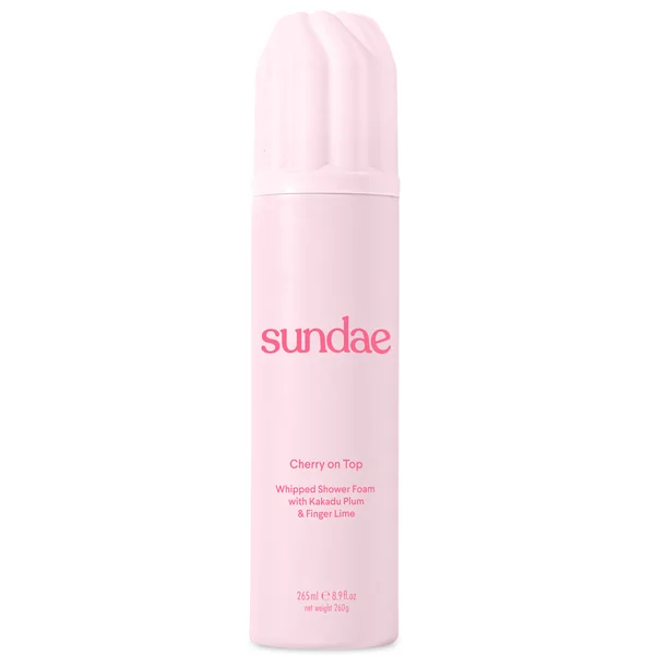 cult SUNDAE Body Cherry on Top Whipped Shower Foam with Kakadu Plum and Finger Lime 265ml