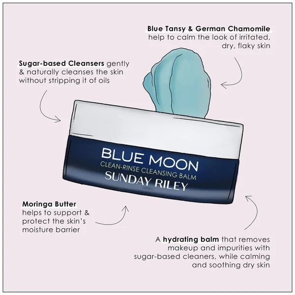 Cult Sunday Riley Blue Moon Tranquility Cleansing Balm