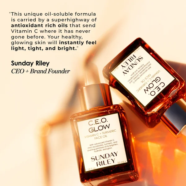 Cult Sunday Riley C.E.O. Glow Vitamin C + Turmeric Face Oil 35ml