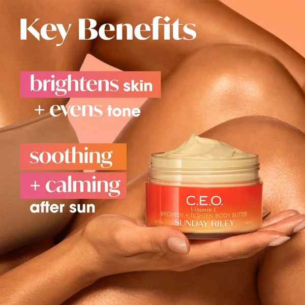 Cult Sunday Riley C.E.O. Vitamin C Brighten + Tighten Body Butter 200ml