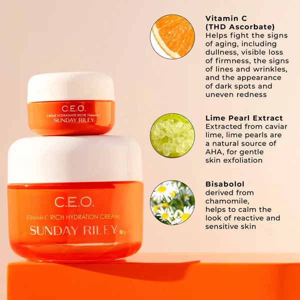 Cult Sunday Riley C.E.O. Vitamin C Rich Hydration Cream 50g