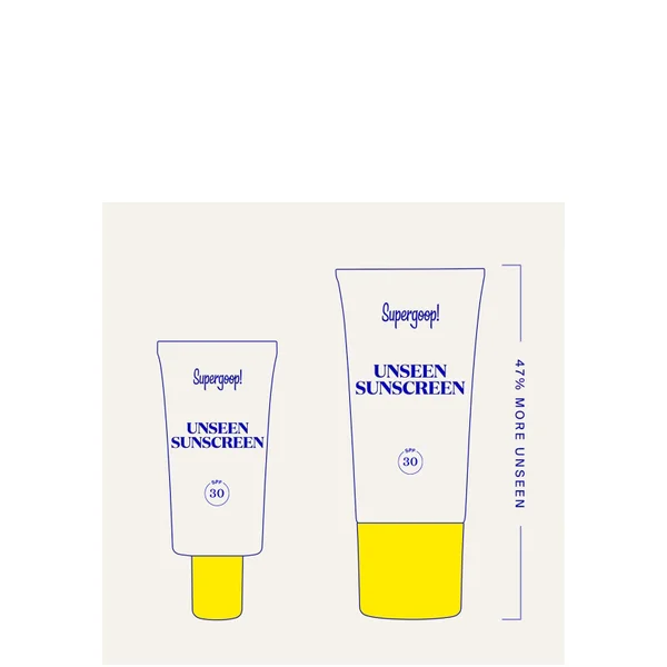 Cult Supergoop Supersize Unseen Sunscreen SPF30 73.9ml