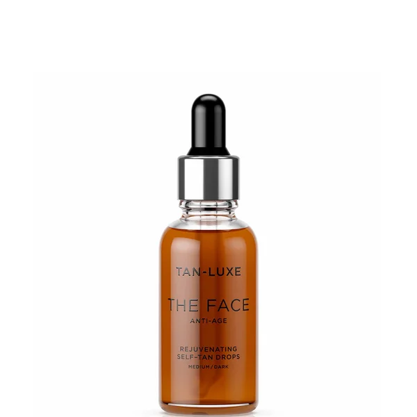 cult Tan-Luxe The Face Anti-Age Rejuvenating Self-Tan Drops 30ml - Medium/Dark