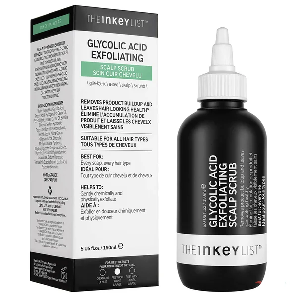 Cult The INKEY List Glycolic Acid Exfoliating Scalp Scrub 150ml